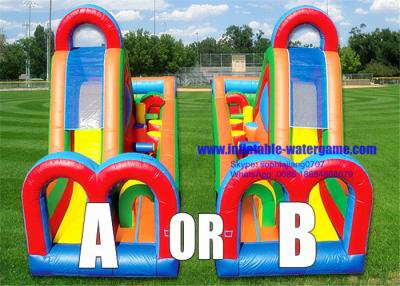 China Turbo Rush Jumper Obstacle Course Bounce House EN14960 SGS Certification for sale