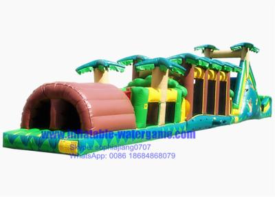 China Tropical Jungle Inflatable Obstacle Course for sale