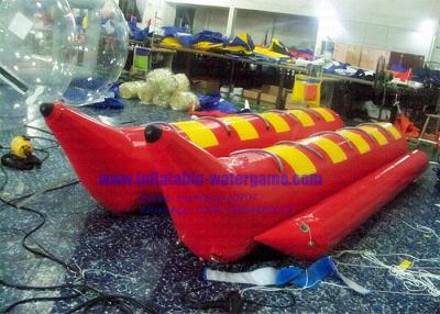 China 10 Person 0.9mm PVC Inflatable Boats Red Color 70x50x50 CM Packing for sale