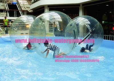 China Commercial Transparent Water Zorb Ball , Inflatable Balls On Water for sale