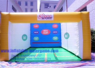 China 0.55mm PVC Commercial Inflatable Sports Games / Inflatable Squash Court for sale