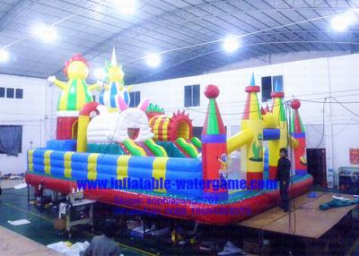 China Heavy Duty Inflatable Theme Park Durable Safety Customized Logo / Banner for sale