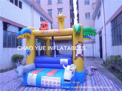 China PLATO PVC Tarpaulin Mini Animal Inflatable Bounce House, Custom Inflatable Bouncer in 4x3x3H Meter for sale