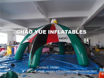 China Waterproof Large Inflatable Air Tent / Inflatable Dome Tent Digital Printing Logo For Exhibition for sale