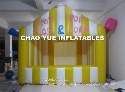 China Pequeña tienda inflable de la invitación del carnaval de la tienda del aire, soporte de concesión inflable con el ventilador del CE/UL en venta