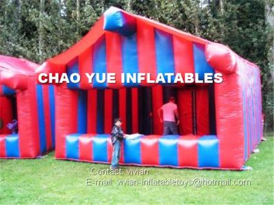 China Professional Fire - Resistant Inflatable Air Tent For Family Camping 13'L X 13'W X 10'H for sale