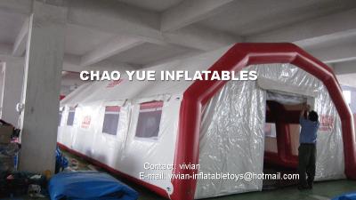 China Giant Commercial Inflatable Air Tent , White Outdoor Works Tents For Medical for sale