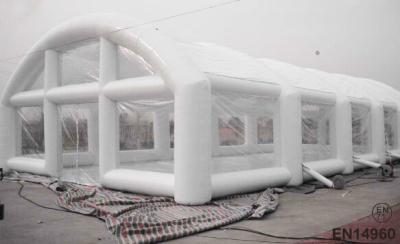 China CE Approved Inflatable Marquee Tent 25x12x6 Meter With Packing Bags , LED Light for sale