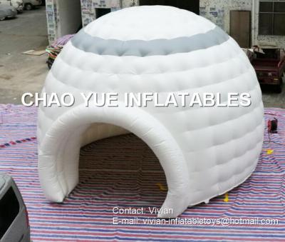 China Fire Retardant Material Inflatable Air Tent Dome Tent For Playing Center for sale