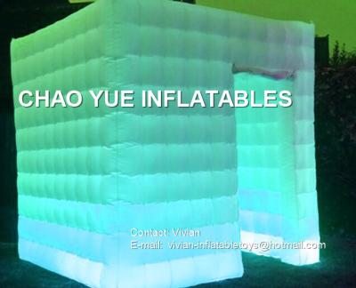 China LED que enciende el material inflable de la tela de la tienda 210D Oxford del aire para el partido de la familia en venta