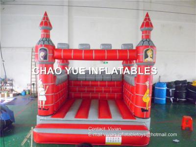 China Red Color Inflatable Bouncy Castle Safe Packing With 2-4 Kids Capacity for sale