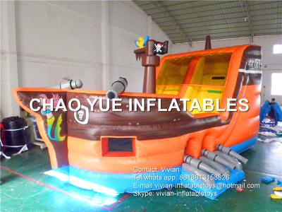 China Inflatable Water Park Children Play Equipment Amusement Rides Pirate Ship for sale