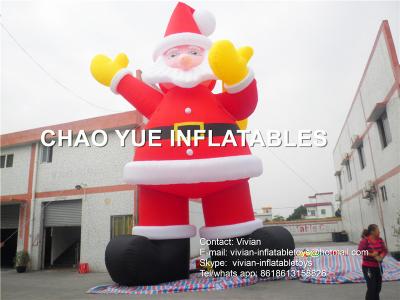 China 6 Metre Giant Inflatable Advertising Products 20ft Christmas Inflatable Santa for sale