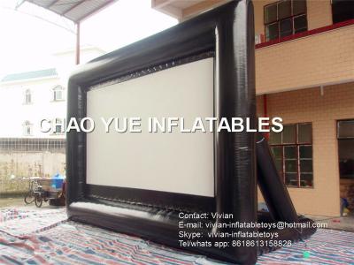 China 0.6mm PVC Tarpaulin Air Sealed Outdoor Inflatable Movie Screen Customized for sale