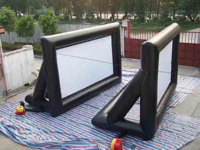 China PVC Tarpaulin Inflatable Outdoor Movie Screen , Customized Rear Projection Screen for sale