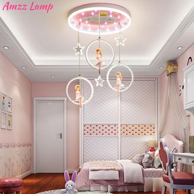 China Modern Girl Led Home Decor Pendant Lights Indoor Bedroom Chandelier For Room Lighting Ceiling Lamps For Living Room Decoration for sale