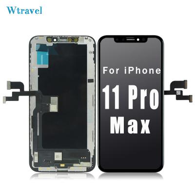 China AMOLED 2022 6.5 inch Incell FOG Phone Touch Screen Digitizer Assembly For iPhone 11 Pro Max LCD Display for sale