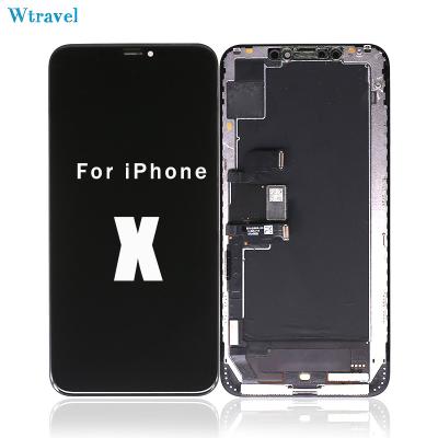 China Full AMOLED OEM OLED Touch Screen LCD Display For iPhone X LCD Display Screen Replacement for sale