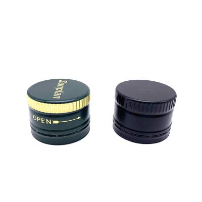 China Non Spill Olive Oil Bottle Plastic Cap Aluminum Plastic Cap For Glass Bottle for sale