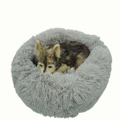 China Round Shape Breathable Cat Bed Home Usage Memory Foam Home Pet Bed Nest Confortable Winter Dog Bed for sale