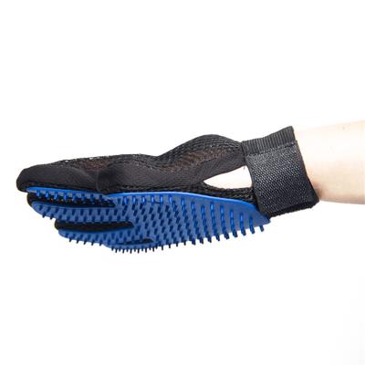 China 260 Viable Silicon Grooming Grooming Glove Soft Hair Pet Tips Hair Remover Gloves Pet Grooming Glove Deshedding Glove for sale