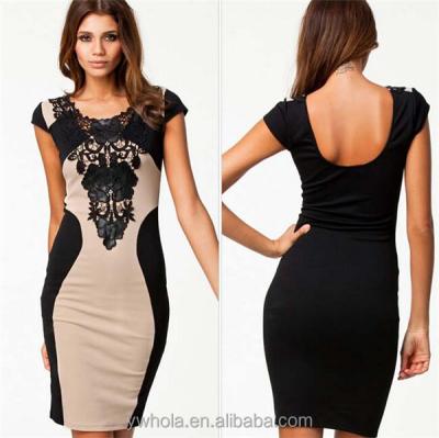 China Office breathable free shipping cheap korean dress short dress for sale