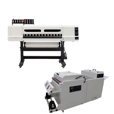 China Dual head cotton/polyester/silk/PU/canvas/sweater etc. pet transfer film printer for Cotton Polyester Dtf Printer for sale