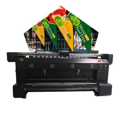 China Hotels 2m I3200 /4720 Printer Heads Dye Sublimation Printer Wide Print Flag Printer for sale