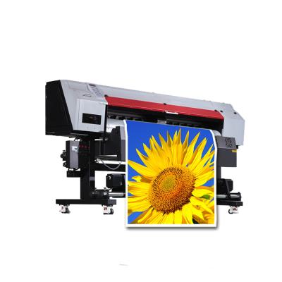 China Garment shops high quality clear PVC vinyl film reflex canvas and other soft materials UV roll to roll printer for sale