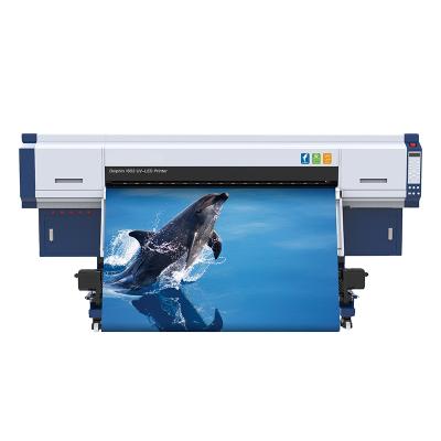 China Hotels Techsprint UV Roll To Roll For Transparent Paper/PVC Printing Large Format UV Printer for sale