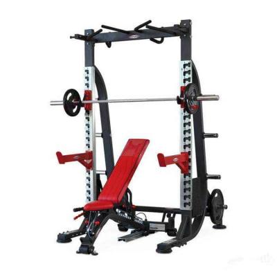 China Professional Indoor Gym Fitness Equipment Blacksmith Machine With Weight Bench for sale