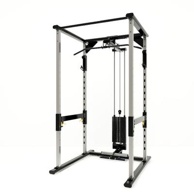 China Gymnasium Equipment Squat Rack Power Cage and Lat Lower Low Row for sale