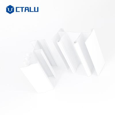 China building & Decoration South America Market Aluminum Profiles Sliding Window Profile Powder Coated Glossy White Color for sale