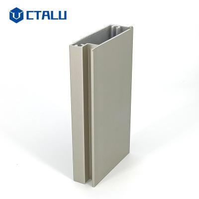 China building & Decoration electrophoresis sliding door sill/champagne sliding window aluminum sand blasting window profiles 8mm for sale