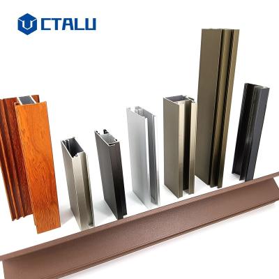 China building & Top decoration supplier of aluminum profiles top supplier of aluminum profiles De madera color aluminum sections for sale