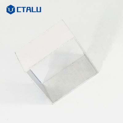 China building & Decoration aluminum square tubes 75x25 45x45 and 30*30 50*50 thin thickness aluminum profile aluminum tubular for sale