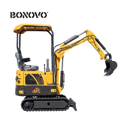 China Crwaler Hydraulic Excavator Chinese 1 Ton Hydraulic Mini Crawler Excavator DG10 For Garden for sale