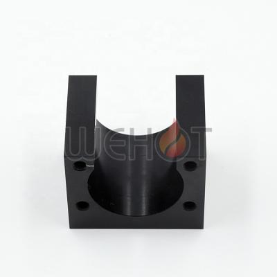 China Custom metal fabrication working cnc machining parts anodizing black aluminum turning parts WT-H008 for sale