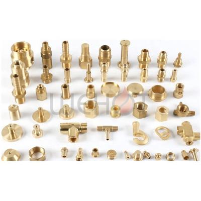 China Custom Cnc Machining Service Copper Brass Component Machinery Lathe Turned Parts for electronics industry WT-H018 for sale