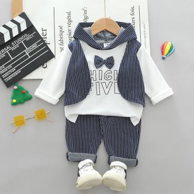 China Smart Casual Two Piece Set Male Baby Costume Spring And Autumn Period for sale