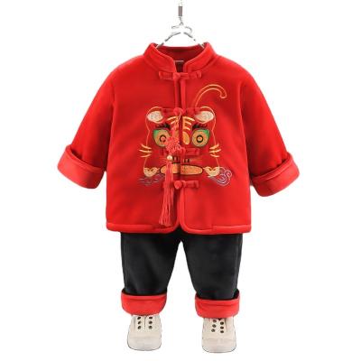 China Chinese style children's clothing new year winter winter clothes boys and girls costume for sale