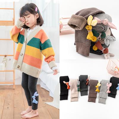 China Cute Fade Proof Children's Plush Rabbit Jewelery Spats Color Spring And Thickening Autumn Style 4 Packs NK8622-0 for sale