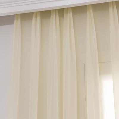 China Traditional Hotel Engineering Curtain Home Decoration High Transmittance Single Curtain Fabric for sale