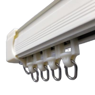 China Durable Hotel Wall Mounting Aluminum Curtain Track for sale