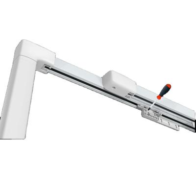 China Children's Office Window Curtain Automatic Retractable White Electric Curtain Rod For Home Use for sale