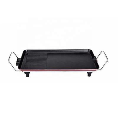 China Car BBQ Pan Grill Pan Electric BBQ Grill Non Stick Flat Dish Electric BBQ for sale