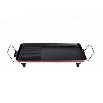 China Car BBQ BBQ Grill Pan Forged Aluminum Nonstick Square Grill Pan for sale