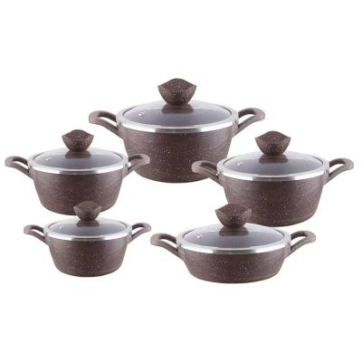 China Best Price China Quality Manufacturer Die Cast Cooking Pot Sustainable Cookware Sets Nonstick for sale