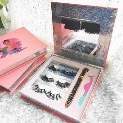 China minklashes vegan 3d strip full mink eyelash fluffy seller delivers super flexible packaging 25mm wholesale customized boxes for sale