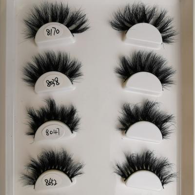 China Real 3d 20mm Fluffy Lashes Mink Eyelashes Bulk Thick Lashes Wholesale Handmade Seller for sale